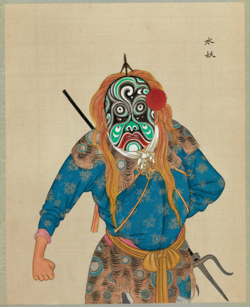 ‘One Hundred Portraits of Peking Opera Characters’, Qing Dynasty (1644-1911)”In the oper