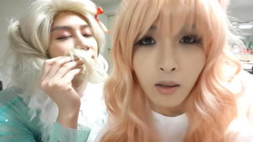 adriaena:  141129 ryeong9: SS6 Heechul&Ryeowook 