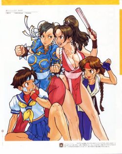 Ladychunli68:Cvs2 Art By Kinu Nishimura Girls~ &Amp;Lt;3