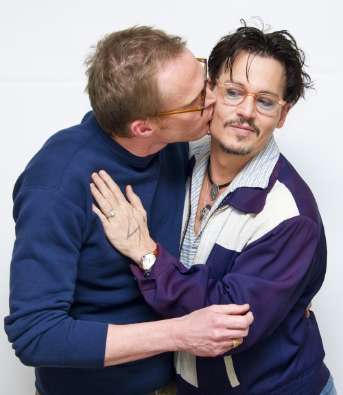 Lovely Moments: Johnny Depp and Paul Bettany, 8 years ago (2014), on this day (April 6), through the