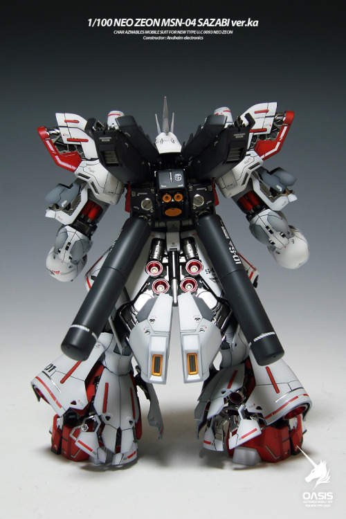 toysmaniac: MG 1/100 Sazabi Ver.Ka  Modeled by: OASIS [gonzo2000] 