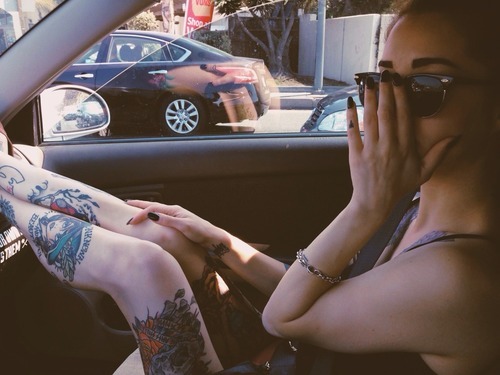 Stuck in her daydream
