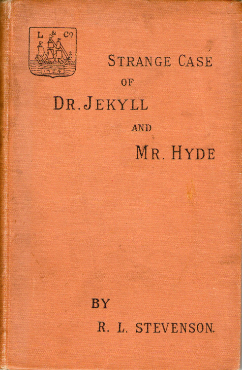 michaelmoonsbookshop:Strange Case of Dr.Jekyll And Mr. Hyde by R.L. StevensonPublished 1886 - 27th I