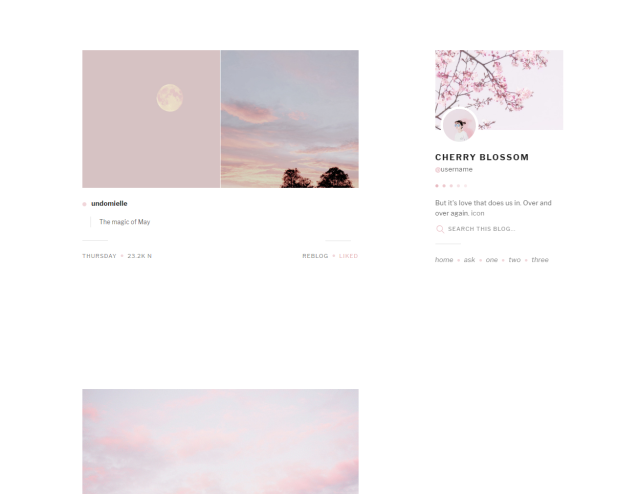 Thesis theme custom front page