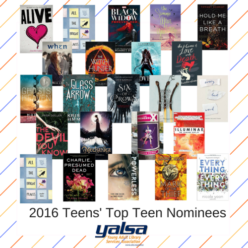 Vote Now for the 2016 Teens’ Top Ten! Voting for the 2016 Teens’ Top Ten is now open! En