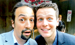 jgroffdaily:@Lin_Manuel: BTW, Groffsauce & I are sharing the @idinamenzel suite backstage. We ba