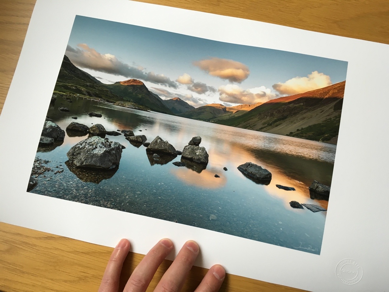 Sunset at Wastwater 30cm print