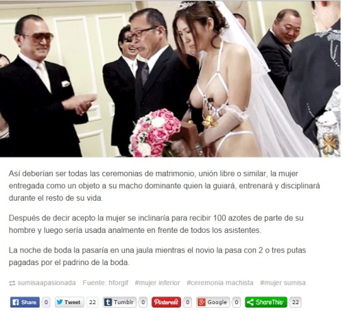 eledeloquesea:  pablets:  muevetuscaderasitodovamal:  muevetuscaderasitodovamal:  avidec:  mellamannoviembre:  muevetuscaderasitodovamal:  Perlita del tumblr dominacionmachista. Ojo a los tags. He hecho captura porque me niego a dar una nota a semejante