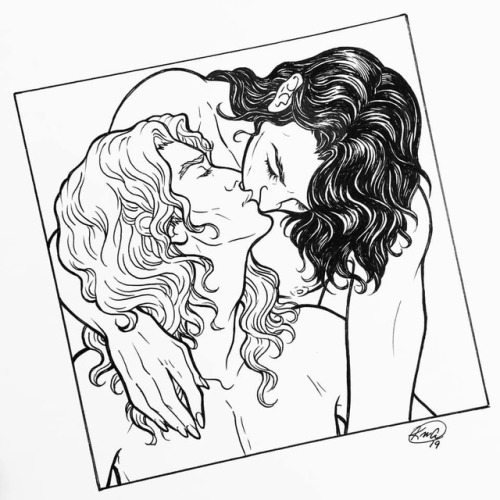 Louis &amp; Lestat Vampire Chronicles Inktober Prompt Day 1 - Kiss Prompts: asssamuraiko