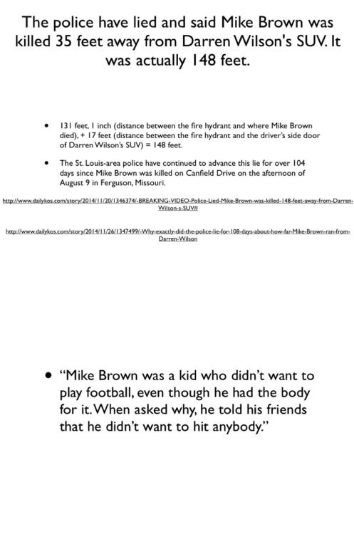 zaynmalikmeplease:Justice for Mike Brown. So far most of the powerful evidence I’ve seen. Please add