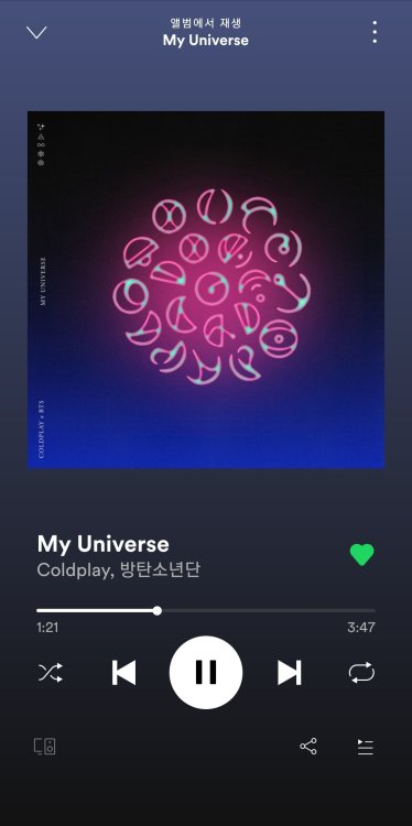 My universe!! #MyUniverse_ColdplayxBTS