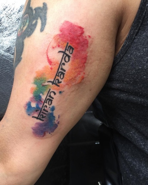 Watercolour tattoo done by @artur.tattoo #art #tattoodesign #design #tattoo #tattoed #watercolour #w