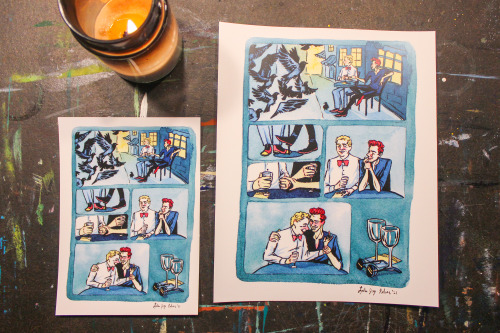 Good Omens prints now available! a variety of sizes and prices <3 Shares are so appreciated!www.e