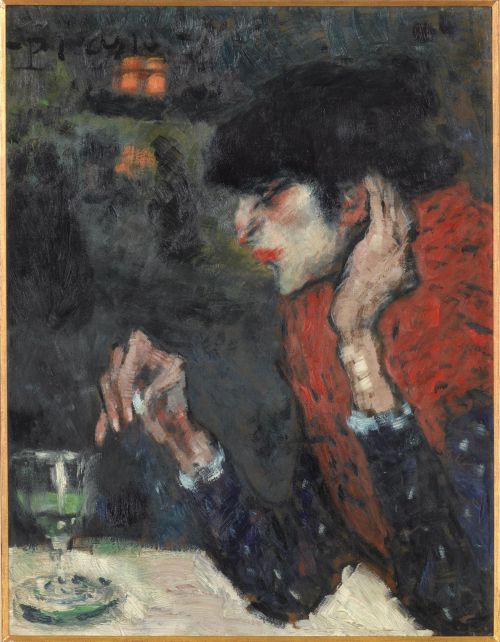 Pablo Picasso. The Absinthe Drinker. 1901. Oil on cardboard. Musée d'Orsay, Paris.