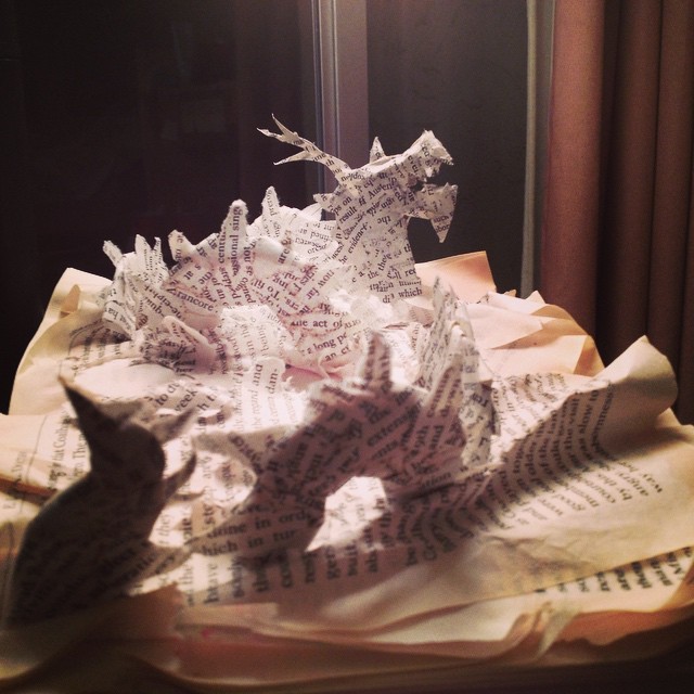 instagram:  Transforming Old Books into New Art  For more lovely literary art, explore