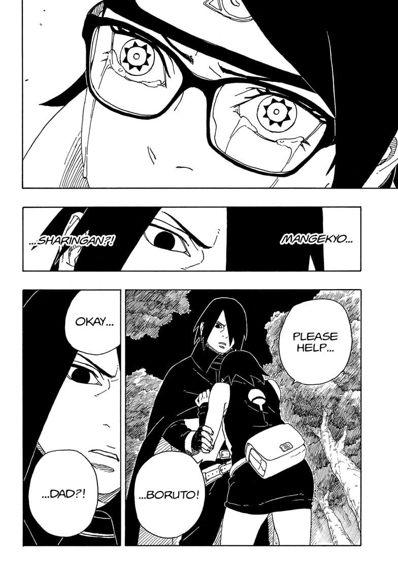 Both Sasuke and Madara's Sharingan awakened/evolved after they