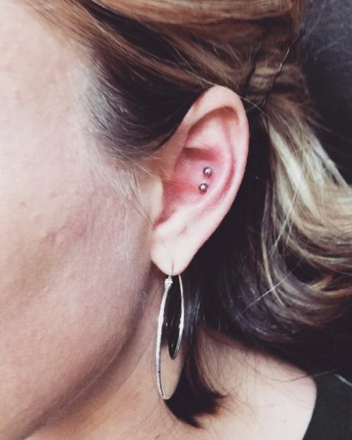 Conch piercing