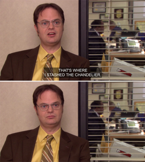 Porn Pics dwight-schrutes:  a criminal masterind