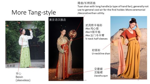 fouryearsofshades: Here are my two cents on wearing hanfu in the summer. I think there are more type