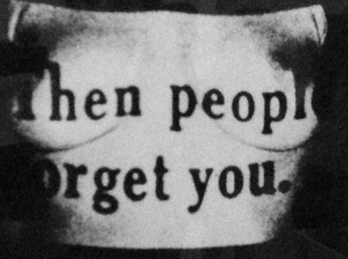 thegreatinthesmall:  Robert Heinecken (American, 1931-2006)Then People Forget You1965