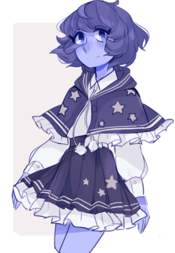 anyadraws:  lapis in a cute outfit 