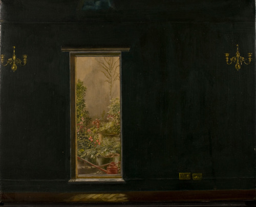 Robin Ironside (British, 1912-1965, B. England) - The Artist’s Backyard, 1963, Paintings: Oil On Canvas