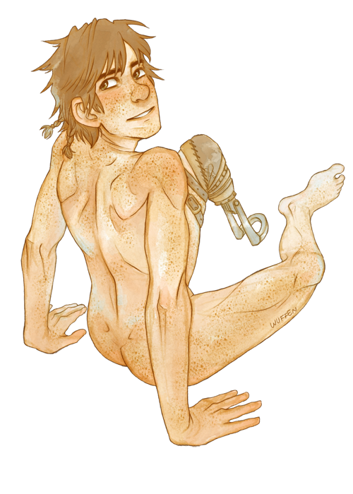 so ummm muumirunoilija told me to draw an “ode to hiccup’s divine freckles” and i did
