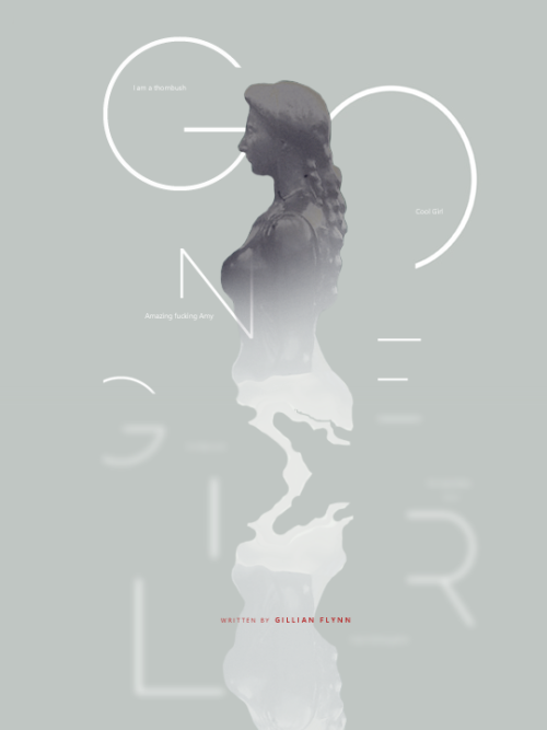 Redesigned Gillian Flynn Book Covers
