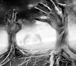 whitesoulblackheart:  Horror Hands by Langusz