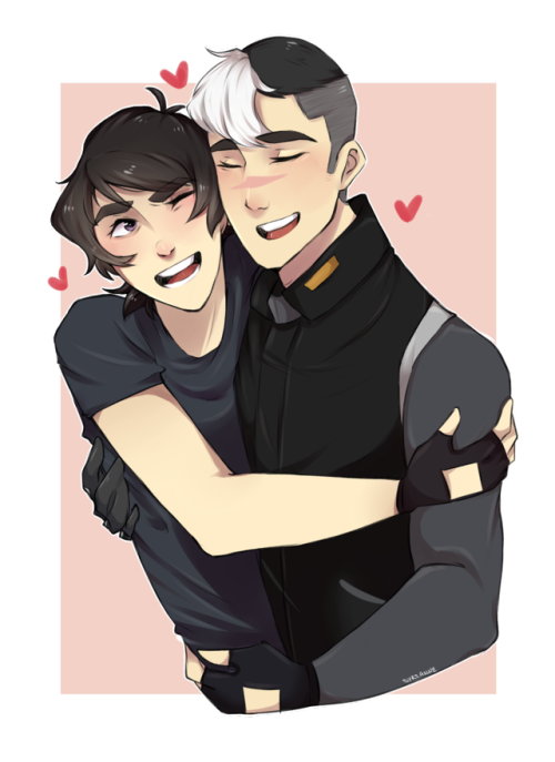 syrianne-art: Last night I hit 1000 followers here on tumblr so I made a Sheith drawing to celebrate
