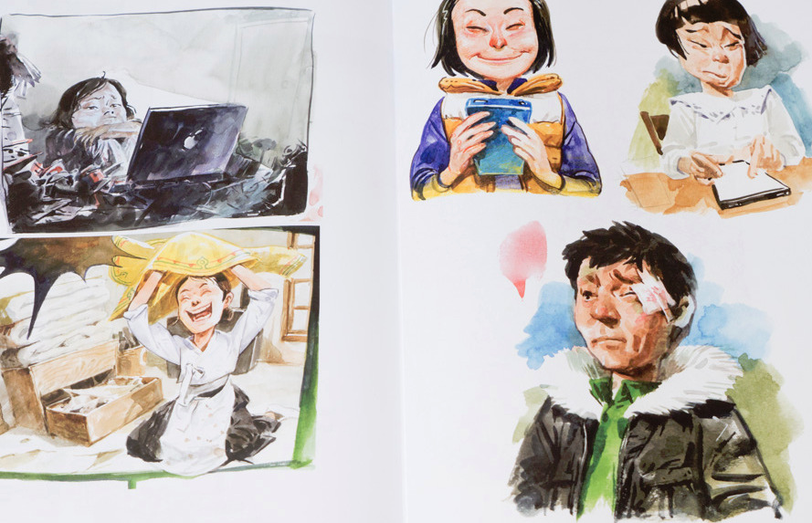 theabsolutemag:  Kim Jung Gi’s Big Cats and Gunslinger Girls  The Korean illustrator’s