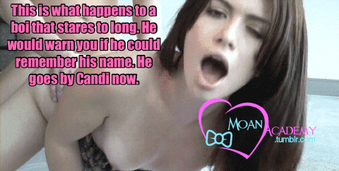 moanacademy: For more mind breaking sissy gif captions follow me here at moanacademy.tumblr.com