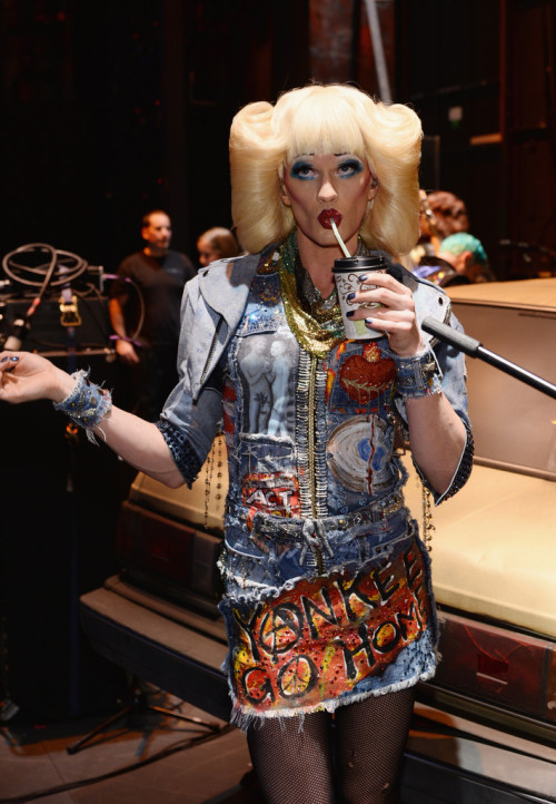 nph-burtka:  Neil Patrick Harris as Hedwig Backstage at the 2014 Tony Awards