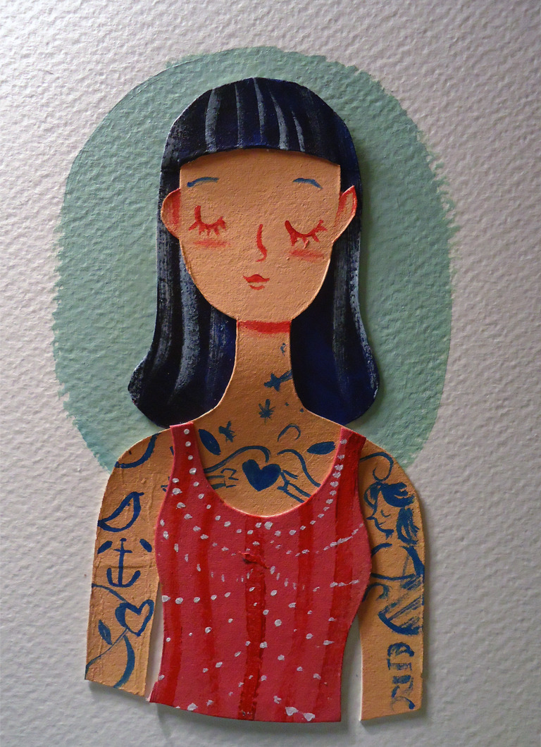 giovanamedeiros:  SO today I’ve made this small series of cut-out portraits,they