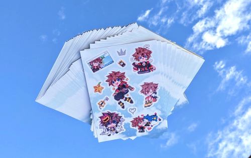 The adorable sticker sheets designed by Tele have arrived!
