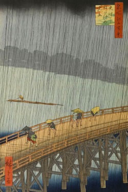 magictransistor:  Hiroshige, 大はしあたけの夕立