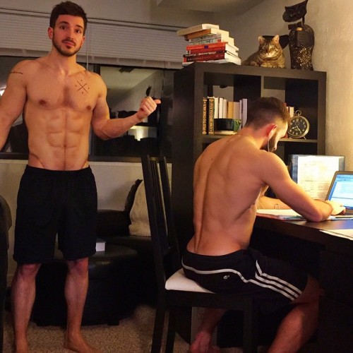 pecstacular:Meet swolemates and partners Justin and Nick. You’ve seen their sexy photos heat up the 