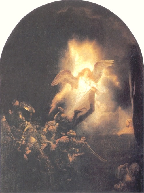 artist-rembrandt:The Resurrection of Christ, 1639, Rembrandt Van RijnSize: 67x94 cmMedium: oil