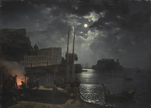 Silvestr Shchedrin. Moonlit Night in Naples. 1828. State Tretyakov Gallery, Moscow.