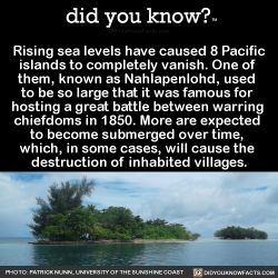 did-you-kno:  Rising sea levels have caused