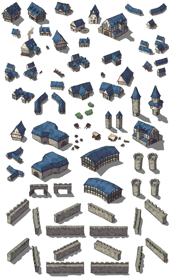 The Build Your Own Town Kit Is Up On Patreon! 