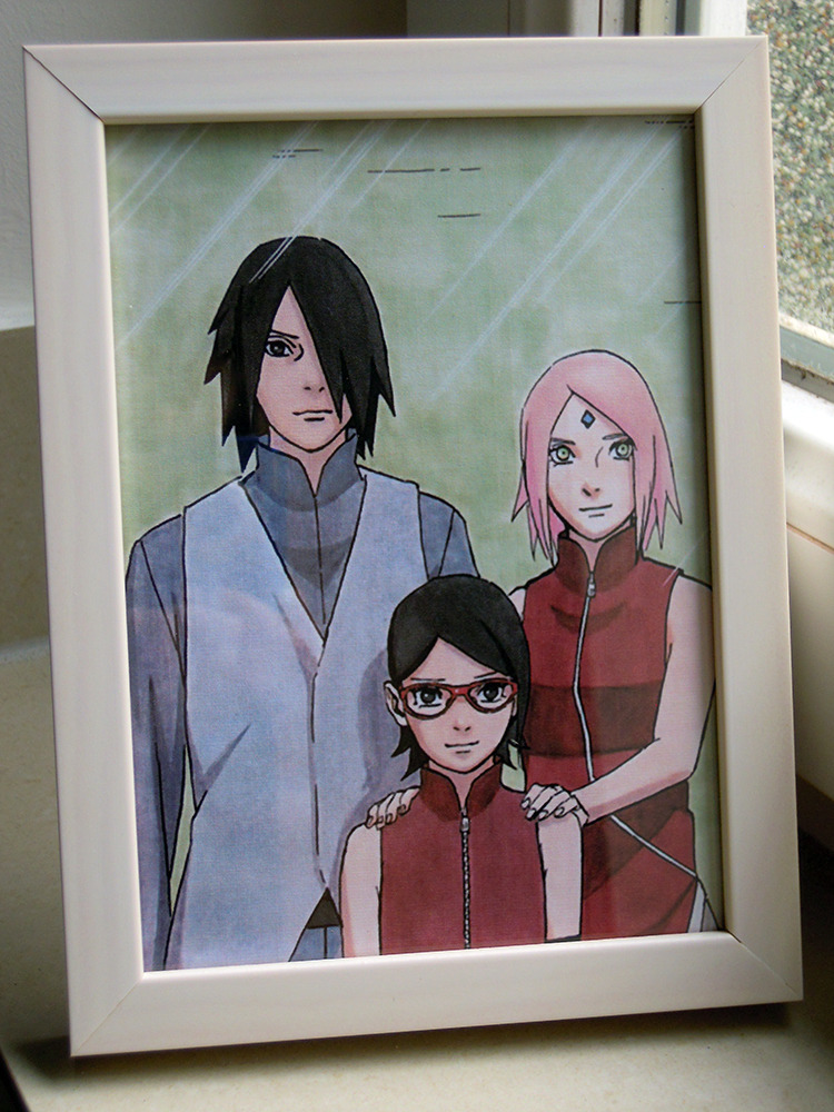 sasughke:  finally got around to buying a new frame, so now this lovely picture is