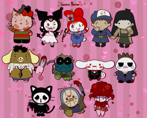 adoredmarigold:Sanrio but make it horrorwow