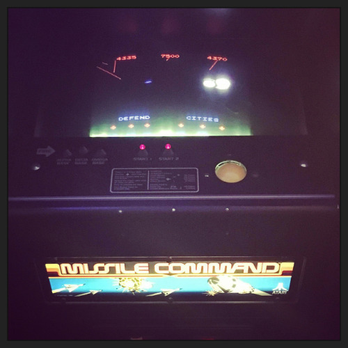 NEW GAME ALERT!! Missile Command has arrived at TARG and it’s bananas #fun - use your roller ball to