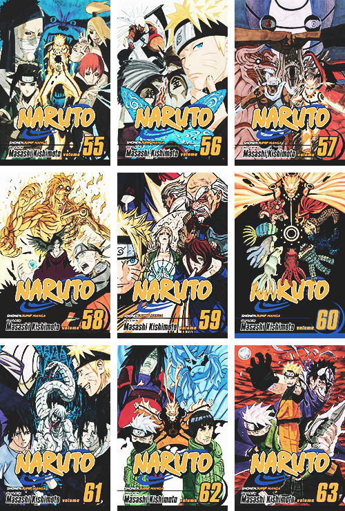  Naruto volumes 1-69  