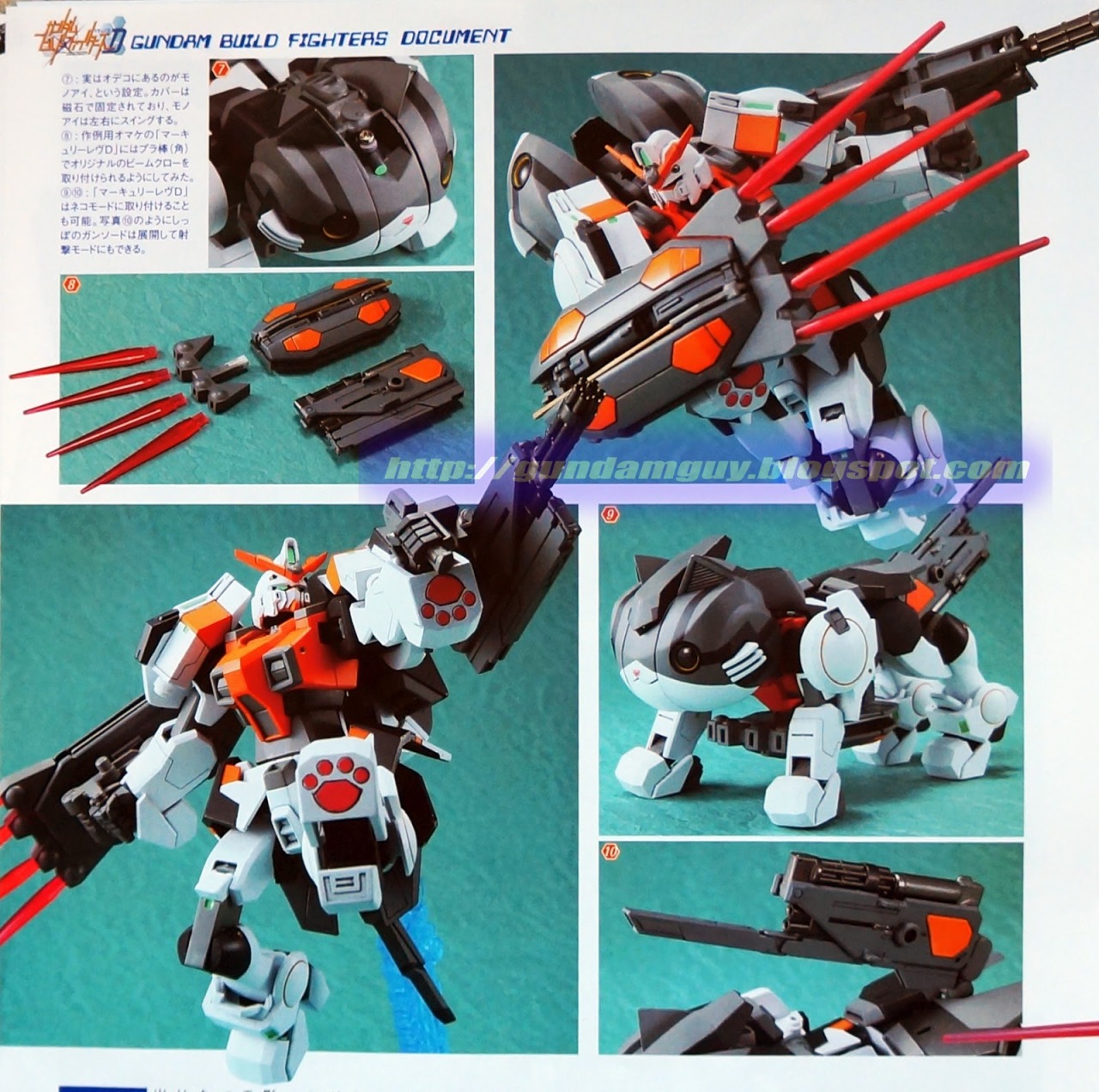 speedyssketchbook:  kokido:  seigneurruei:   1/144 ZGMF-X222Nya Nyaia Gundam - Custom