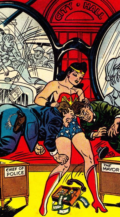 From Sensation Comics #34, art by H.G. Peter, 1944. 