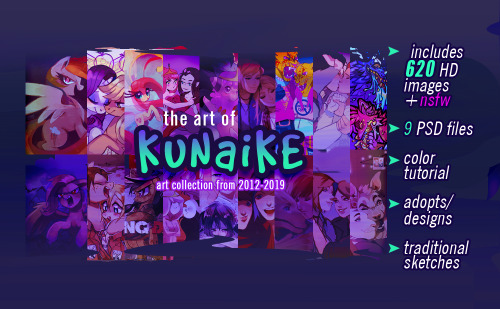 You can now own a digital collection of artwork created by kunaike which directly supports me as a f