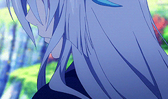 flameshe:  What I was feeling in the shining sea was the story that melted into the sea. The story of the Sea God. The Sea God came to love Ojoshi-sama, even though she was a sacrifice, and things became painful. The fact that before Ojoshi-sama became