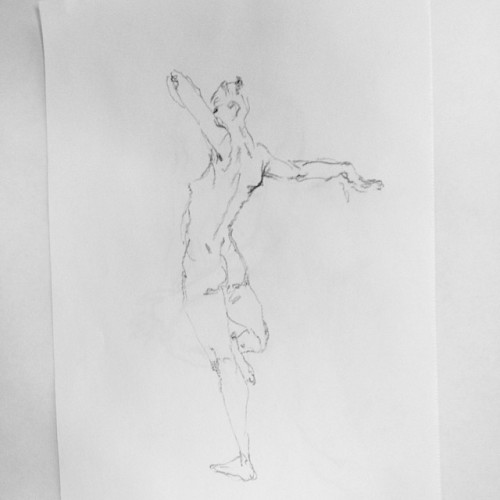 Sex 2 minute gesture pose painting by Scott Chase pictures